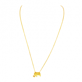 Gold 14K Elephant Halskette HLS.GD144