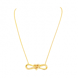 Gold 14K Damen Unendlich Halskette HLS.GD150
