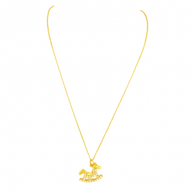 Gold 14k Karusell  Halskette HLS.GD154