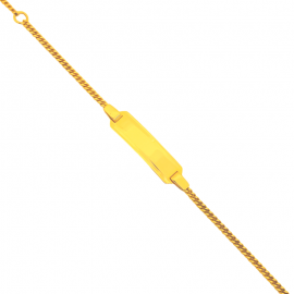 Gold 9K Kinder Gravur Armkette ARM.814.012.00/09