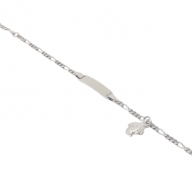 Harmony 925 Silber Kinder Gravur Pinguins Armkette ARM-1663