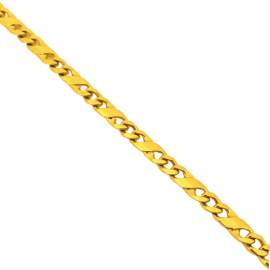 Harmony 750k Gold Figaro Halskette GD025