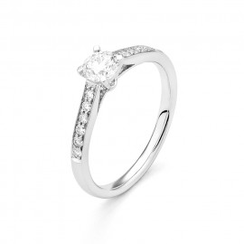 Harmony 18 K Weissgold Diamant Classic Solitär Ring R1102144NWA14