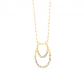 Harmony 18k Gold Diamant Damen Halskette P0140S46GYN42