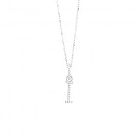 Harmony 18k Weissgold Diamant Buchstaben (I) Damen Halskette PW140I01NWA42