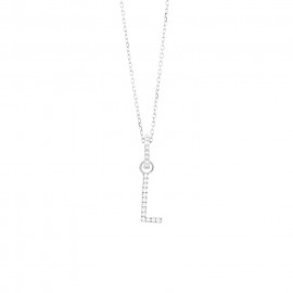 Harmony 18k Weissgold Diamant Buchstaben (L) Damen Halskette PW140L01NWA42
