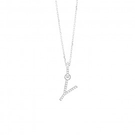 Harmony 18k Weissgold Diamant Buchstaben (Y) Damen Halskette PW140Y01NWA42