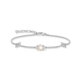 Thomas Sabo Armband Perle mit Sternen Silber A1978-167-14