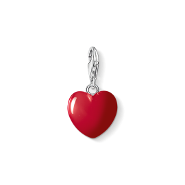 Thomas Sabo Charm-Anhänger rotes Herz Silber 0016-007-10