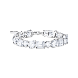 Thomas Sabo Tennisarmband mit weißen Steinen in drei Schliffarten Silber A2140-051-14
